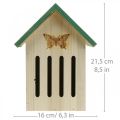 Floristik24 Insect hotel wood, insect house, nesting aid butterfly H21.5cm