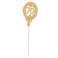 Floristik24 Anniversary number 70, 12cm, 10 pieces