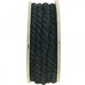 Floristik24 Jute cord black, decorative cord, natural jute fiber, decorative rope Ø8mm 7m