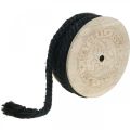 Floristik24 Jute cord black, decorative cord, natural jute fiber, decorative rope Ø8mm 7m