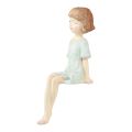 Floristik24 Edge Seater Garden Figure Sitting Girl Colorful 52cm
