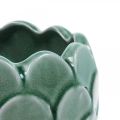 Floristik24 Ceramic Flower Pot Vintage Green Crackle Glaze Ø15cm H13cm