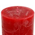 Floristik24 Candle red colored 60cm x 80cm 8pcs