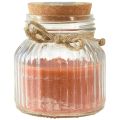 Floristik24 Scented candle in glass cork citronella candle brown H11,5cm