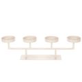 Floristik24 Modern candlestick with four candle plates, 47cm