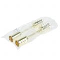 Candle holder gold for taper candles Ø2.2cm 4 pcs | Floristik24.ie