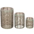 Candle holder metal tealight holder Ø8/10/13cm set of 3 | Floristik24.ie