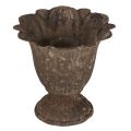 Floristik24 Candle holder trophy antique candle holder metal Ø10cm H9.5cm