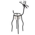Floristik24 Reindeer candle holder with tealight glass, 28cm