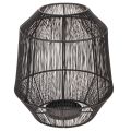 Black Decorative Lantern Wire Basket Modern style Ø24cm H28cm | Floristik24.ie