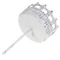 Candle holder white antique Ø7cm H12cm 4pcs | Floristik24.ie