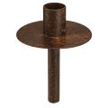 Floristik24 Candle holder for bottles rust look Ø8.5cm H12cm 2pcs