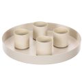 Magnetic candle holders for