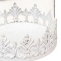 Candle holder with thorn tealight holder white H8cm 4 pcs | Floristik24.ie