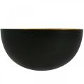 Floristik24 Table decoration Christmas bowl black gold Ø10cm H5cm