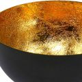 Floristik24 Table decoration Christmas bowl black gold Ø10cm H5cm