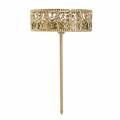 Floral Candle Holders for Sticking Golden Ø7.4cm H12.5cm 4 pcs Antique Look | Floristik24.ie