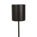 Candle holder for sticking, black, Ø3.2cm, 4 pieces | Floristik24.ie