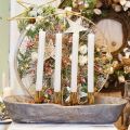 Candle holder gold for taper candles Ø2.2cm 4 pcs | Floristik24.ie