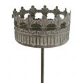 Floristik24 Candle holder for sticking tealight holder antique Ø7cm 4pcs