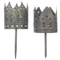 Tealight holders with spike,