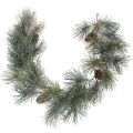 Floristik24 Artificial pine garland with cones