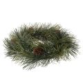 Artificial pine branch wreath with cones 60 cm | Floristik24.ie