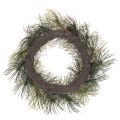 Artificial pine branch wreath