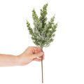 Artificially snow-covered pine branch for floral arrangements and Advent decorations, 40cm, 3 pieces | Floristik24.ie