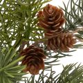 Artificial Christmas branch, decorative branch with pine cones | Floristik24.ie
