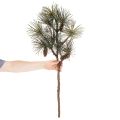 Artificial pine branch with cones, living room decoration, 93cm | Floristik24.ie