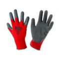 Floristik24 Kixx nylon garden gloves size 8 red, grey