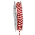 Floristik24 Zigzag pattern cord on a roll for crafting and packaging, 3mm diameter, 20m long