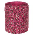 Decorative ribbon, leopard print, pink, curling ribbon for gift wrapping and crafting, 10mm wide, 100m long | Floristik24.ie