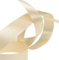 Floristik24 Gift ribbon curling ribbon cream 25mm 100m