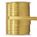 Floristik24 Curling ribbon gift ribbon gold with gold stripes 10mm 250m