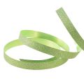 Floristik24 Decorative ribbon Magnetico Metallic Green 10mm 100m