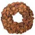 Floristik24 Dried Lotus Wreath, Decorative Door Wreath, 35cm