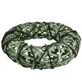 Floristik24 Wreath with willow and bark large green Ø45cm