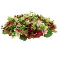 Floristik24 Wreath of hydrangeas / berries dark red Ø30cm