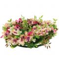 Floristik24 Flower wreath with hydrangea and berries pink Ø30cm