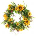 Sunflower wreath Ø40cm