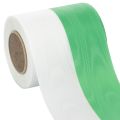 Floristik24 Green and white moiré wreath ribbon, 100mm x 25m - national ribbon, taffeta binding, bow ribbon, decorative ribbon