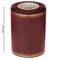 Wreath ribbon Bordeaux Moiré 125mm decorative ribbon | Floristik24.ie