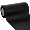Floristik24 Black wreath ribbon 200mm 25m for funeral floristry, weatherproof and printable