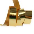 Floristik24 Gathering ribbon shiny 10mm 250m gold