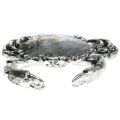 Floristik24 Decorative crab, antique silver, 12cm