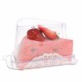 Floristik24 Piece of cake strawberry artificial 10cm