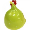 Floristik24 Decorative chicken ceramic decorative figure Easter colorful assorted H6cm 6 pieces
