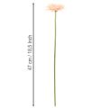Artificial Gerbera Flowers Apricot 47cm 6pcs | Floristik24.ie